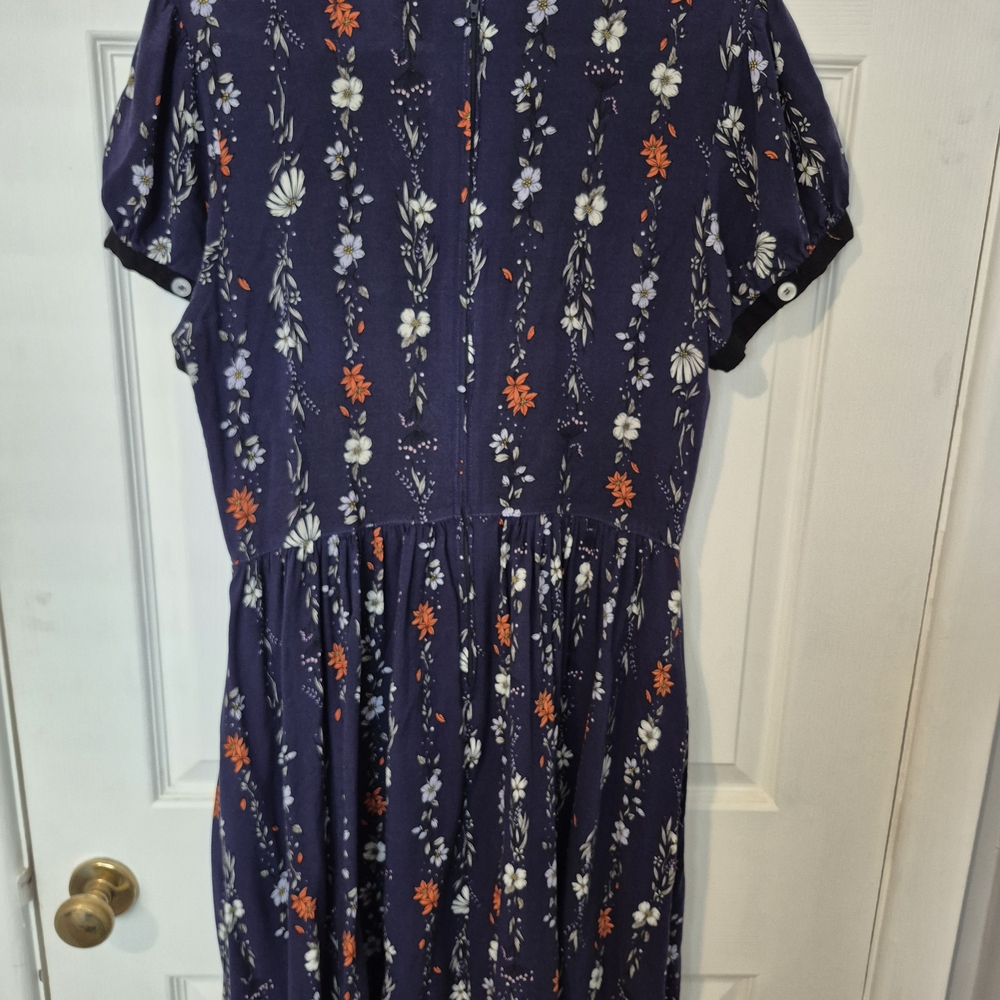 Hell Bunny Floral Dress Size M - Picture 2 of 3